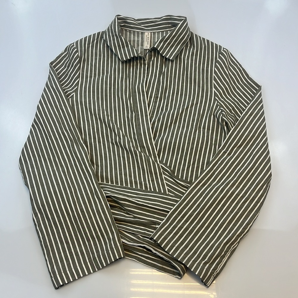 Bec + Bridge Oui Wrap Shirt Striped N112-28